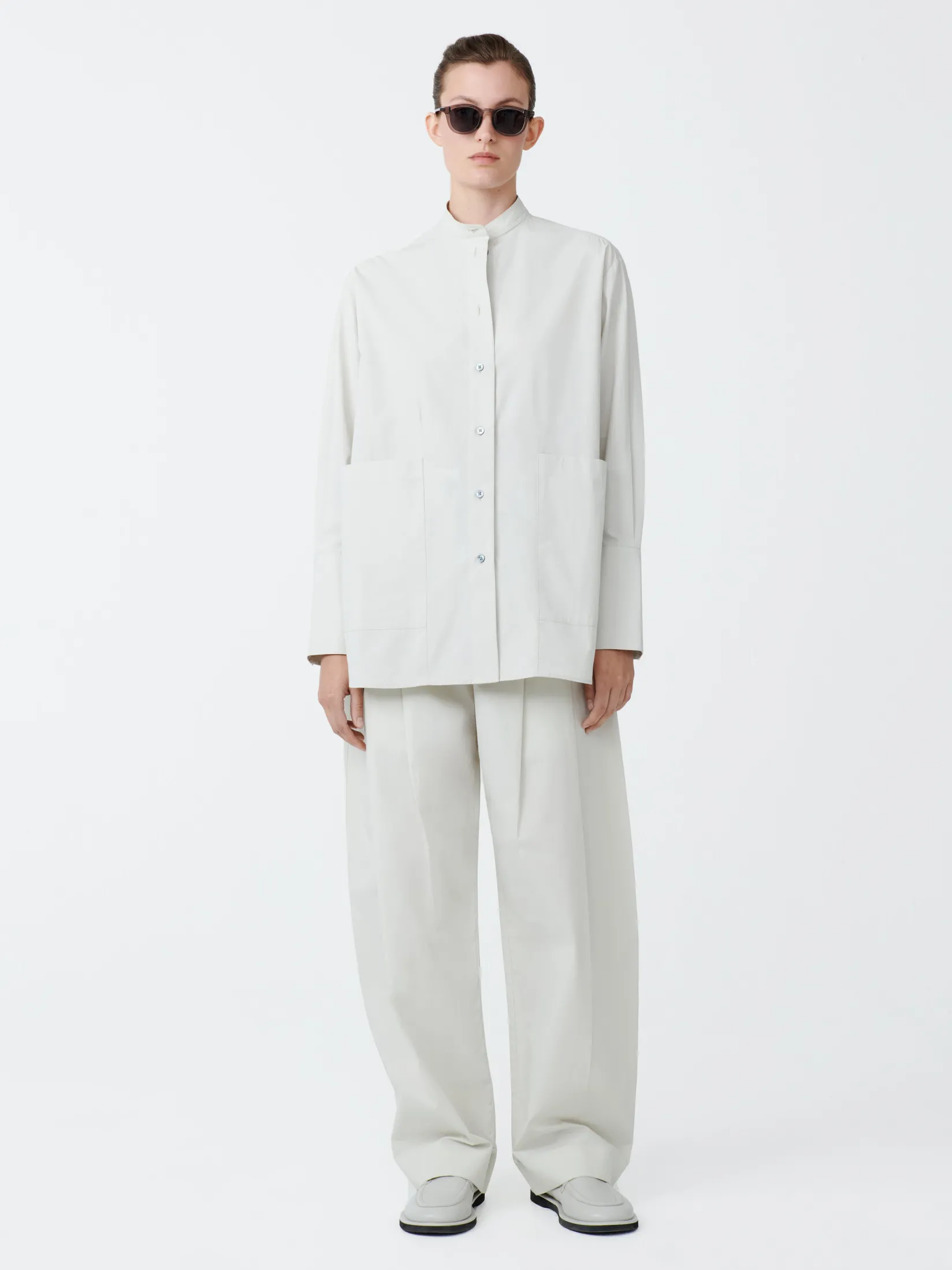 Sale Studio Nicholson Acuna Cotton Pant Ice