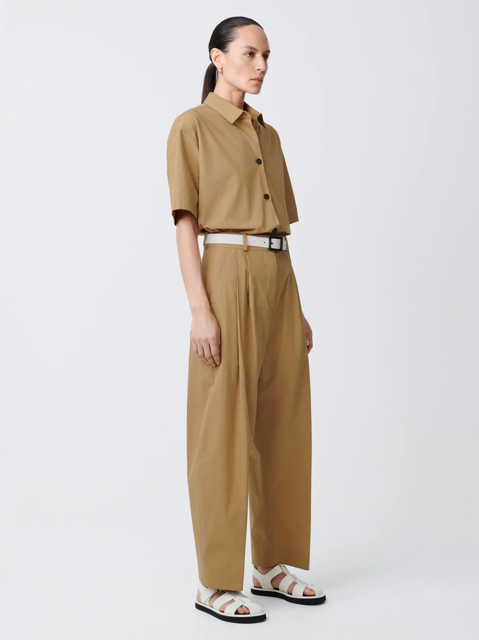 Outlet Studio Nicholson Acuna Powder Cotton Pant Sand