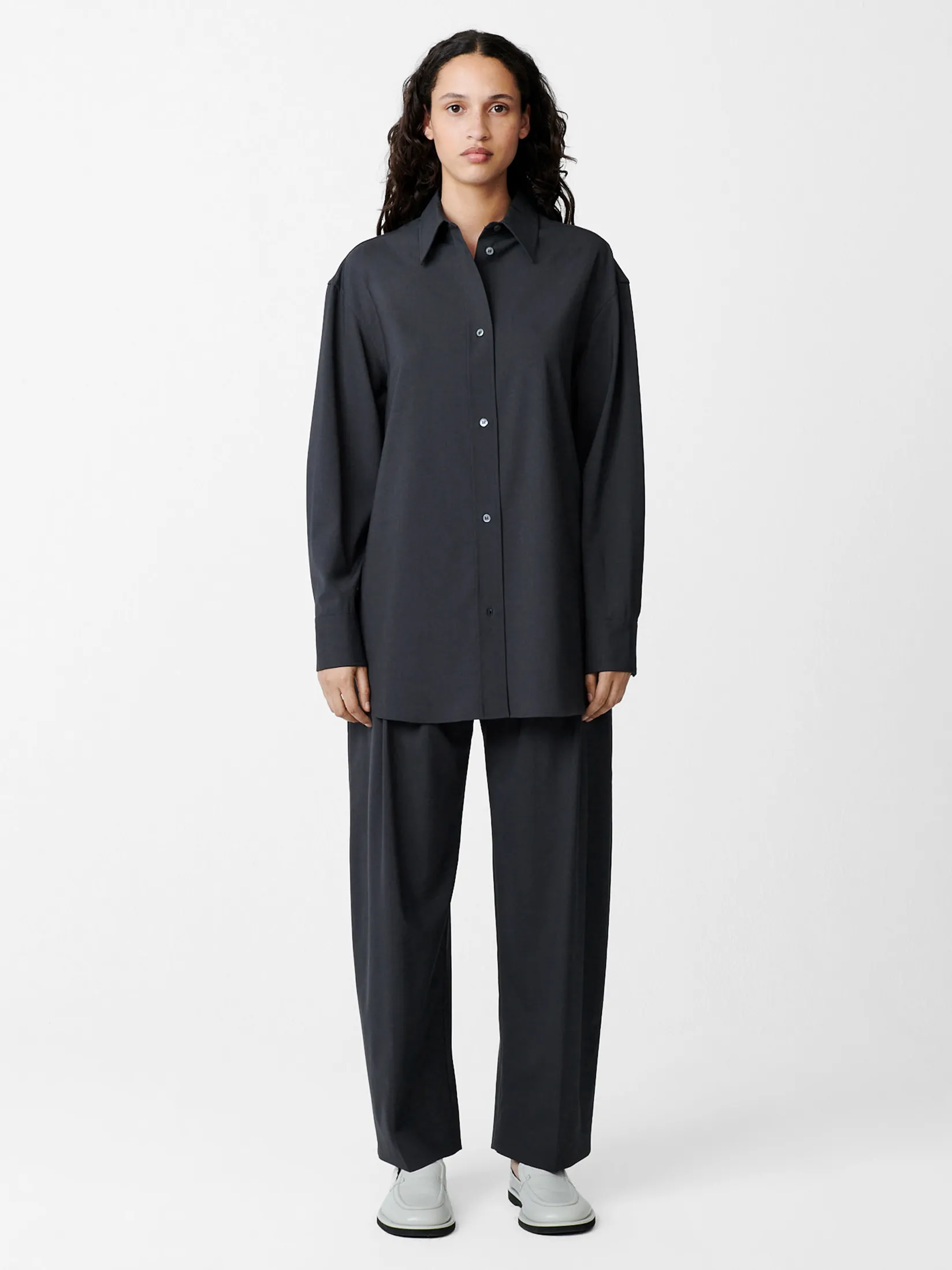 Best Studio Nicholson Acuna Tropical Wool Pant Seal Blue