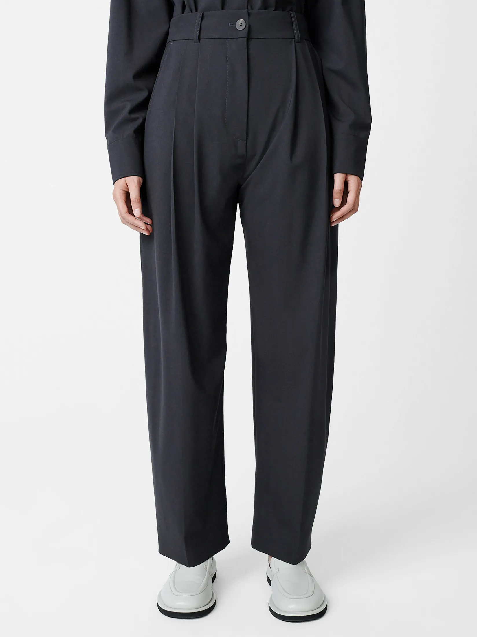 Best Studio Nicholson Acuna Tropical Wool Pant Seal Blue