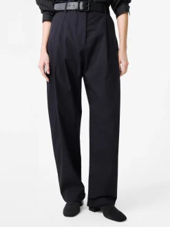 Online Studio Nicholson Acuna Workwear Cotton Pant Darkest Navy