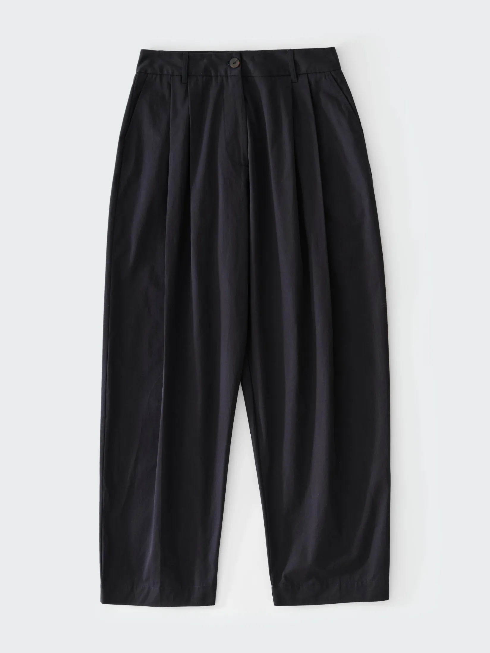 Online Studio Nicholson Acuna Workwear Cotton Pant Darkest Navy