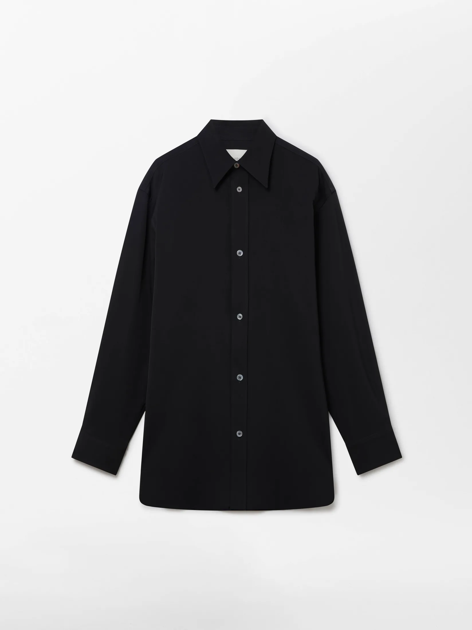 Best Studio Nicholson Akako Viscose Shirt Black
