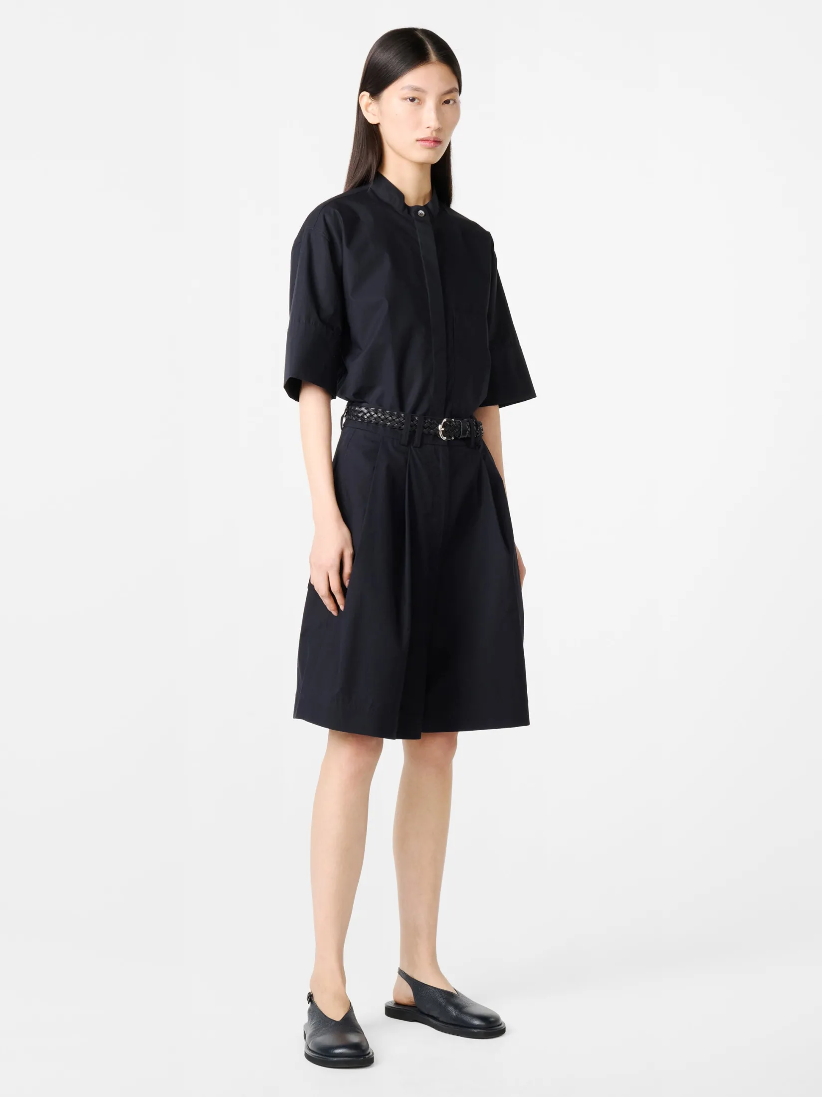 New Studio Nicholson Annick Shirt Darkest Navy