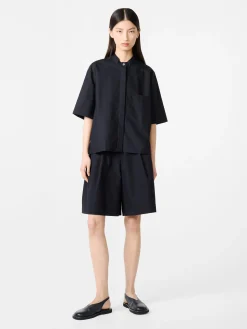 New Studio Nicholson Annick Shirt Darkest Navy