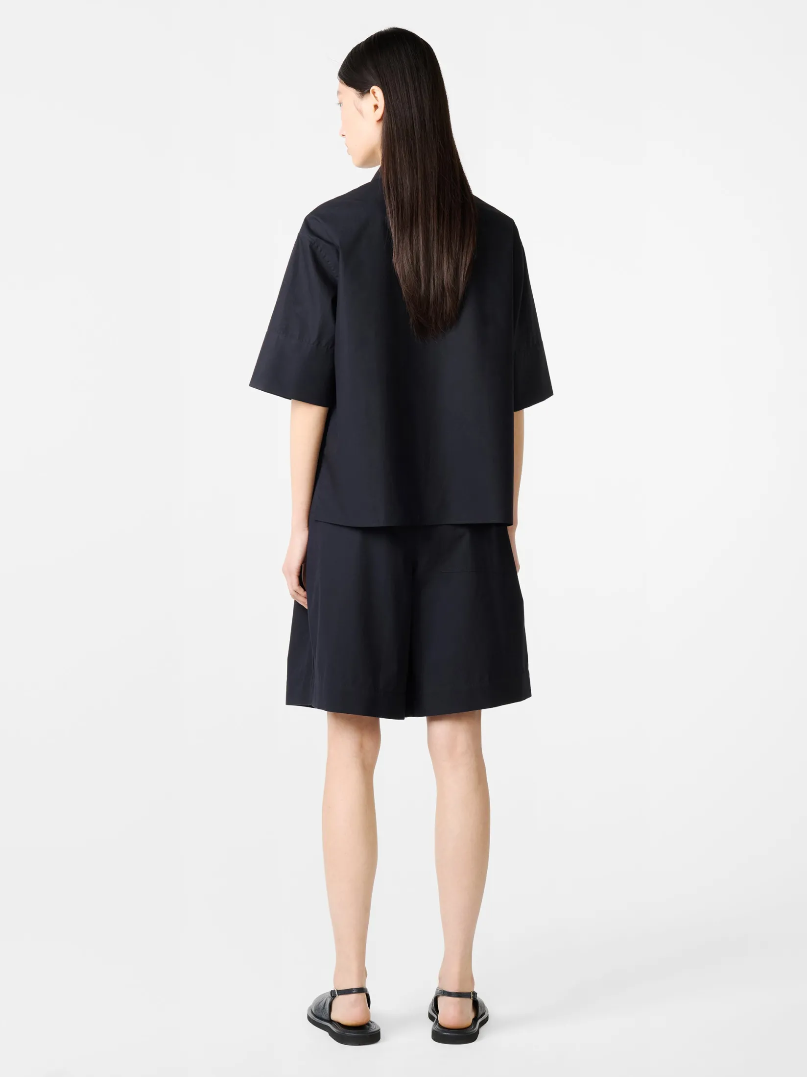 New Studio Nicholson Annick Shirt Darkest Navy