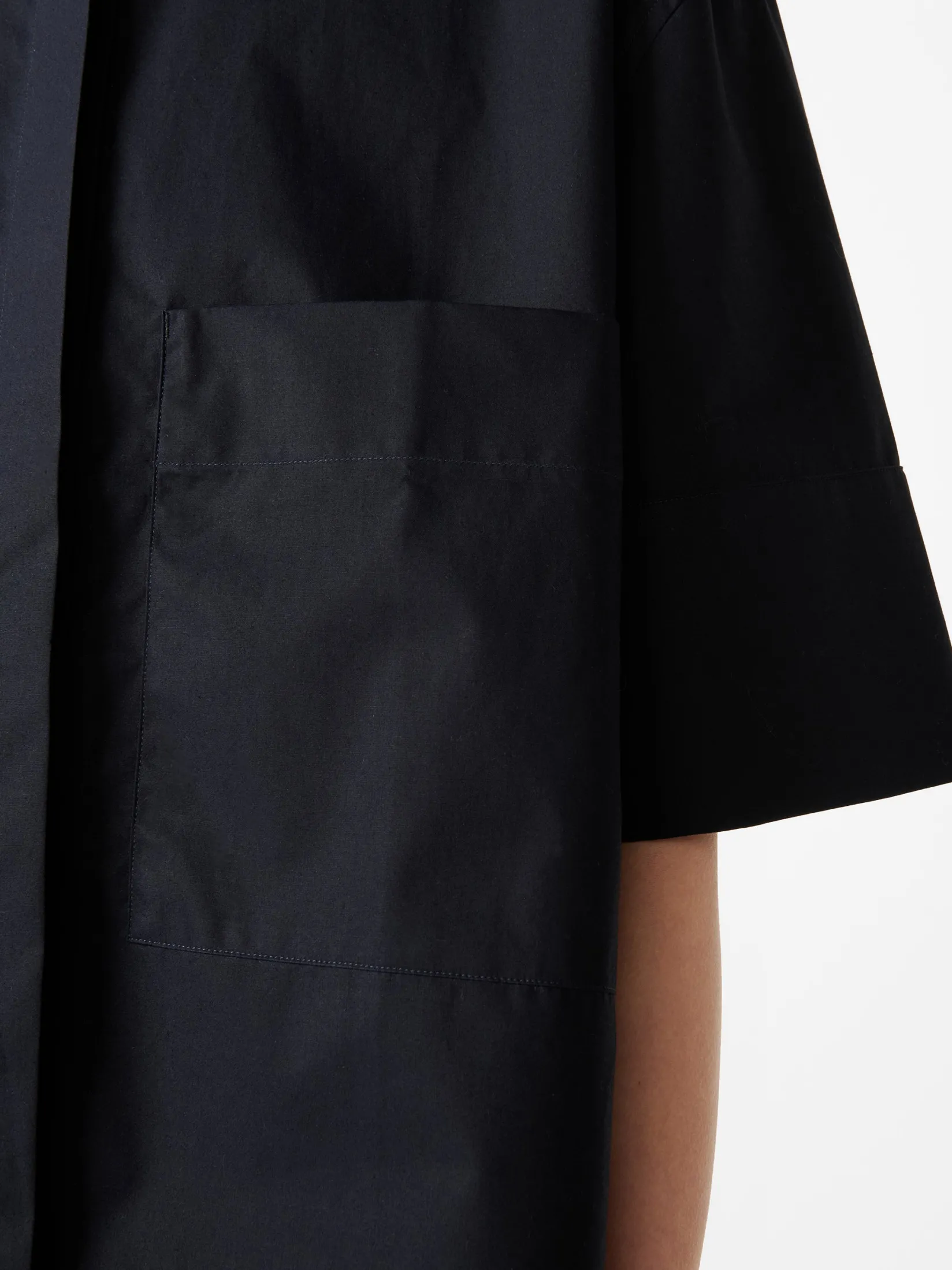 New Studio Nicholson Annick Shirt Darkest Navy