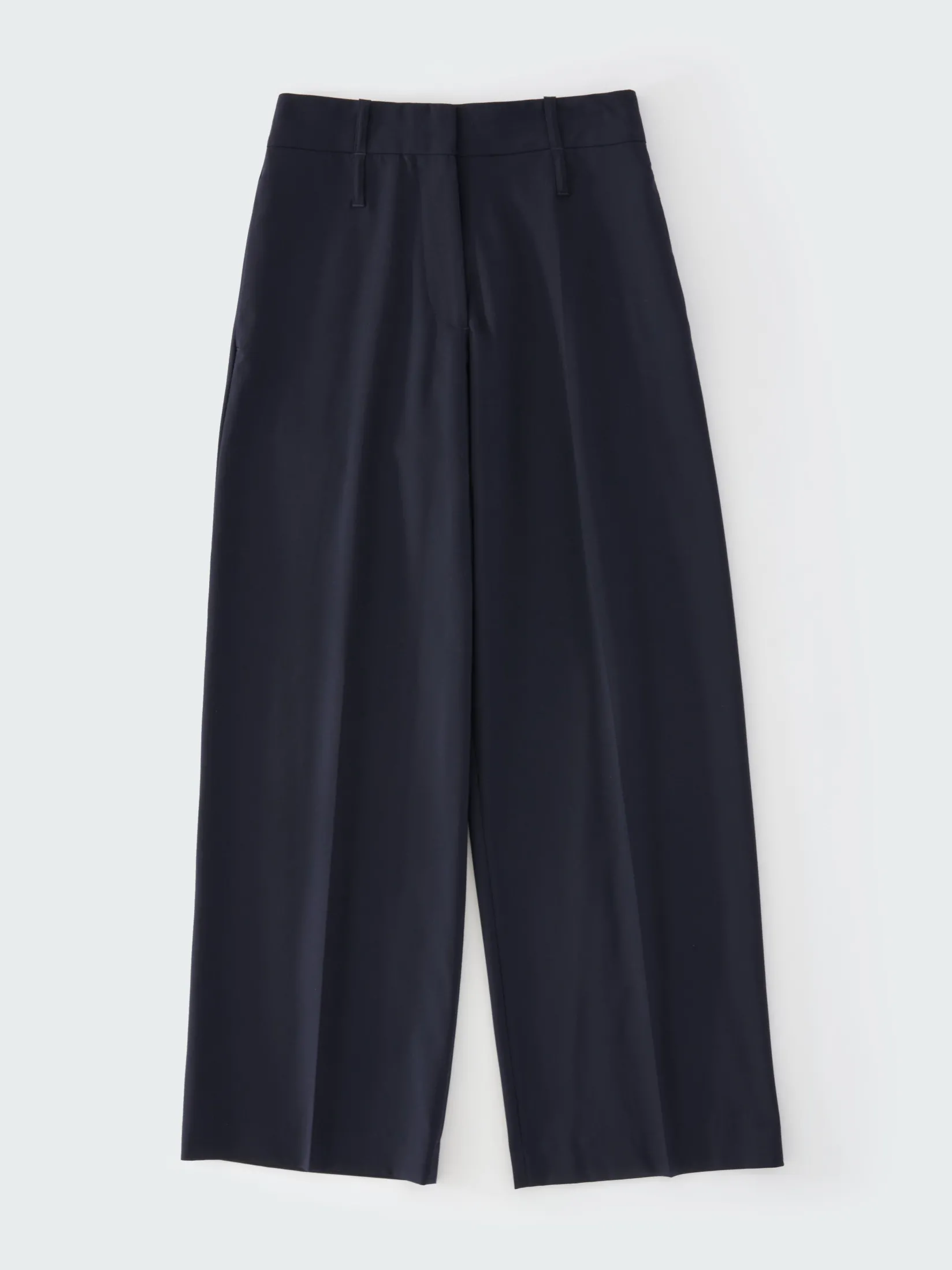 New Studio Nicholson Baier Tropical Wool Pant Darkest Navy