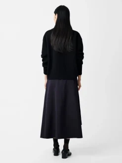 Clearance Studio Nicholson Bassi Skirt Darkest Navy