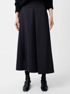 Clearance Studio Nicholson Bassi Skirt Darkest Navy