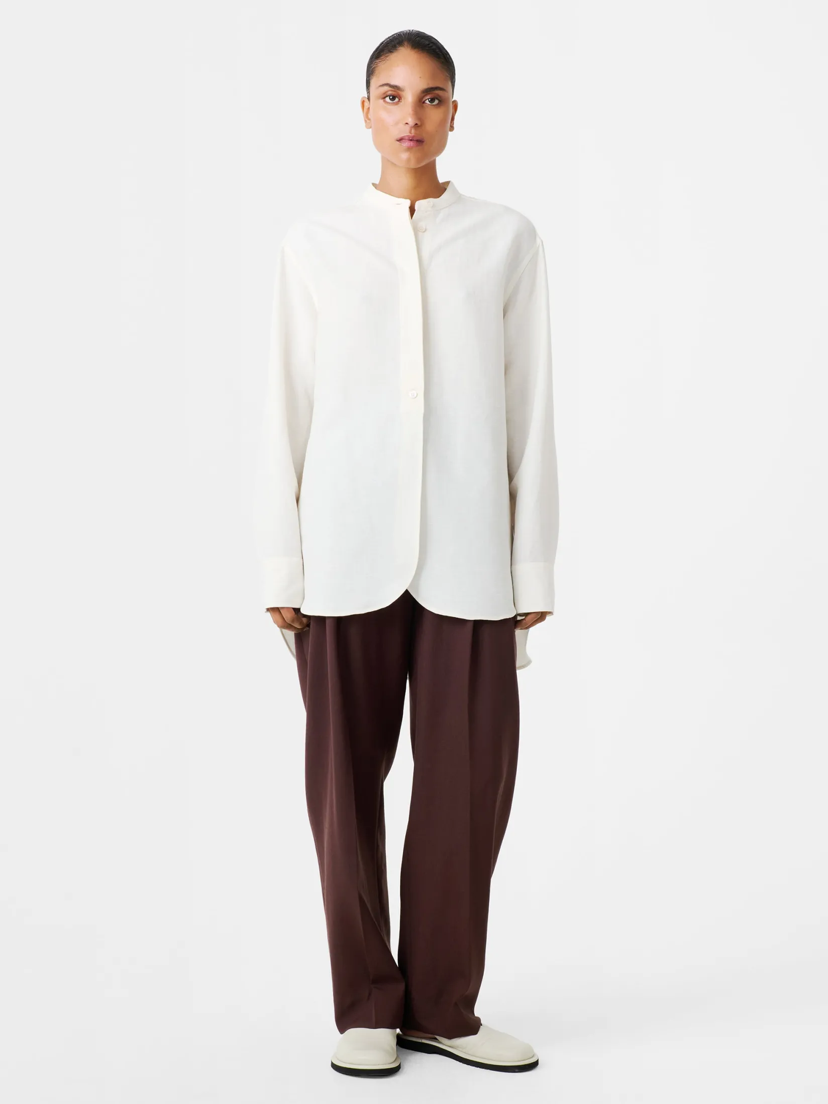 Discount Studio Nicholson Beam Shirt Parchment