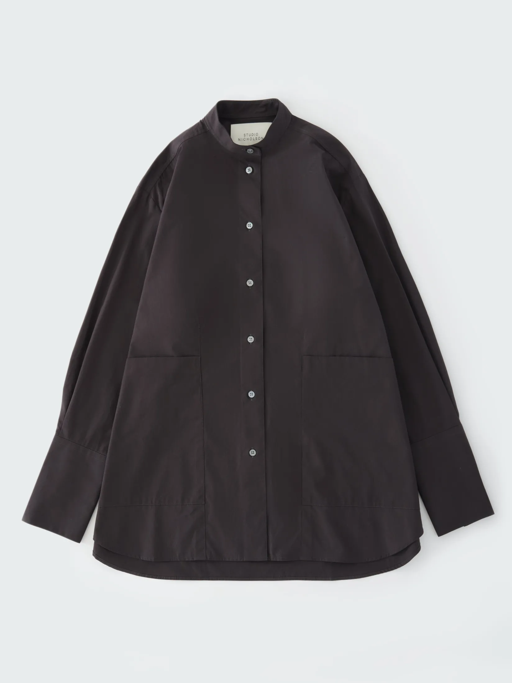 Discount Studio Nicholson Beek Shirt Black Grape