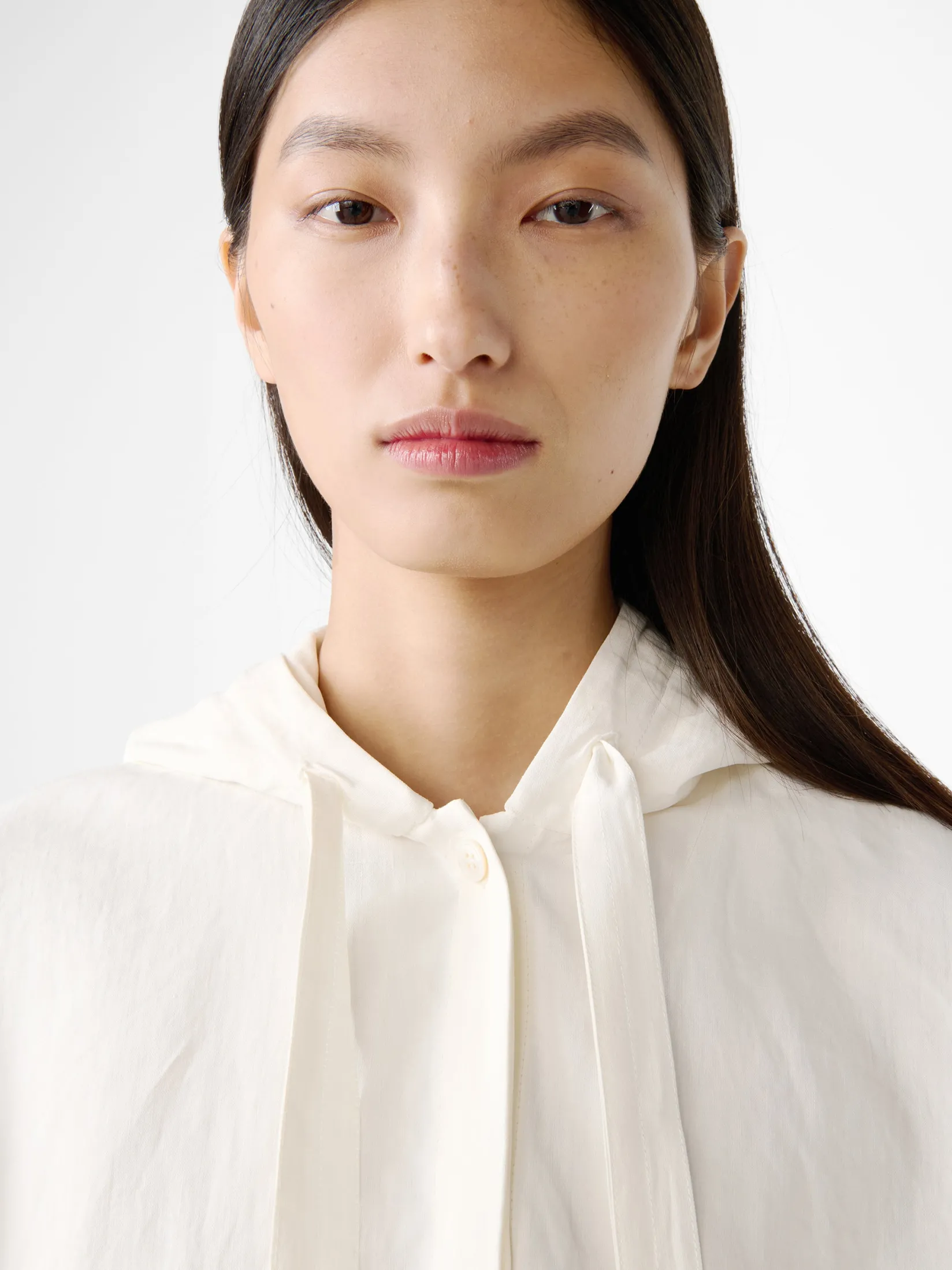 New Studio Nicholson Belleri Linen Jacket Milk