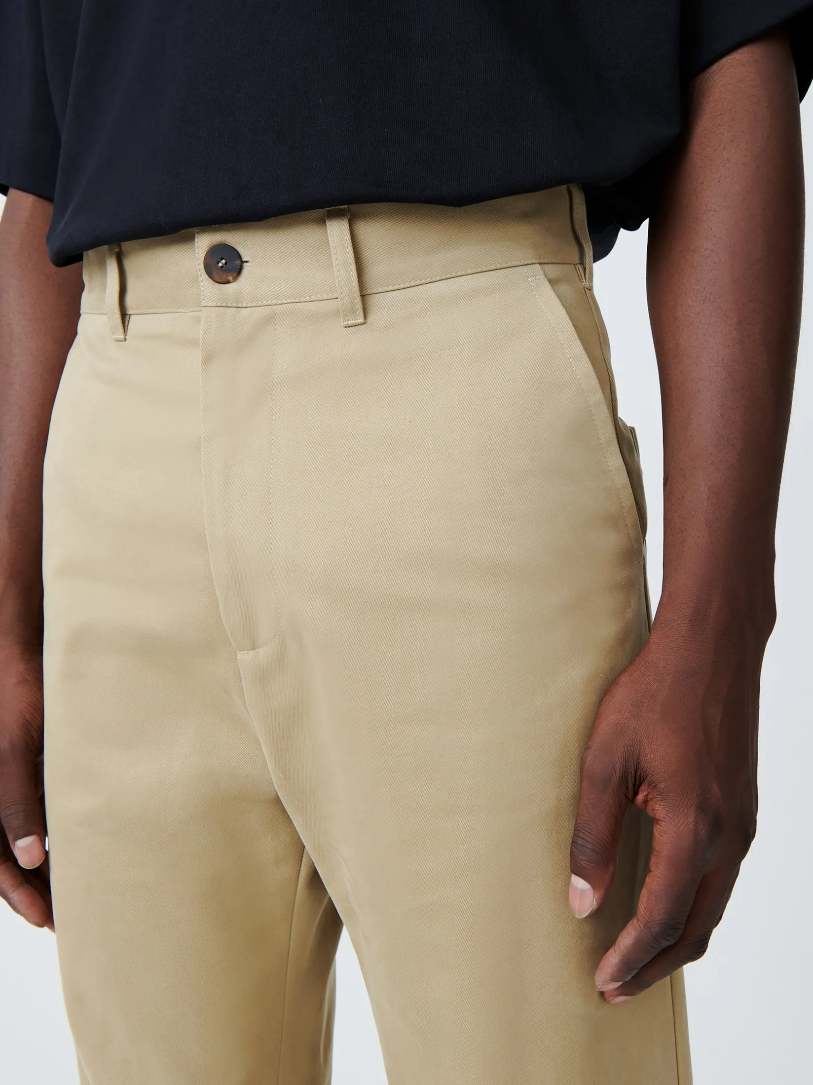 Discount Studio Nicholson Bill Pant Tan