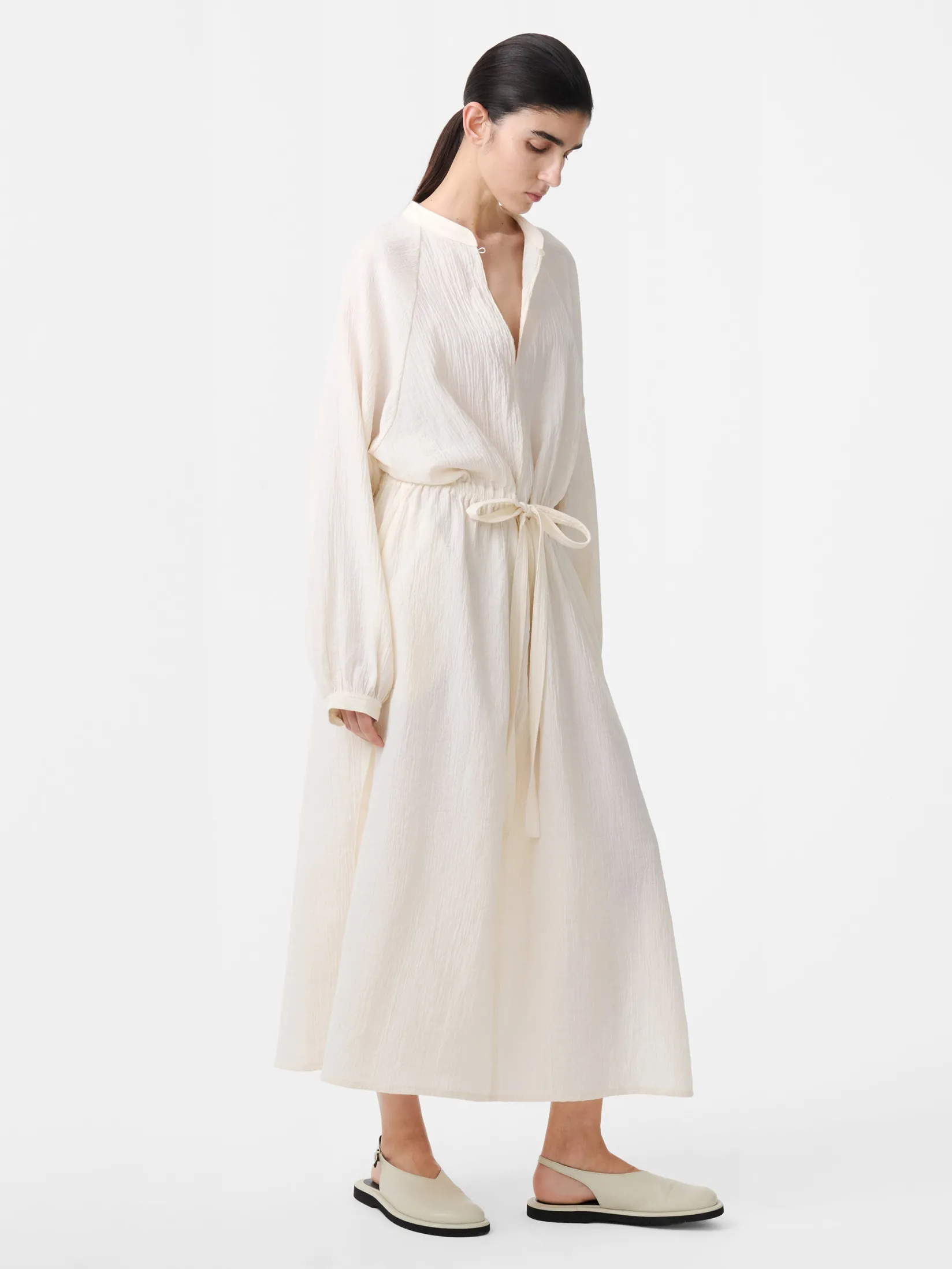 Hot Studio Nicholson Blanca Dress Milk