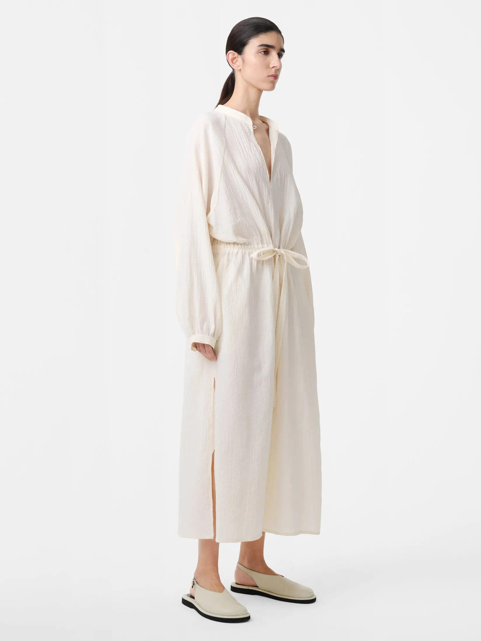 Hot Studio Nicholson Blanca Dress Milk