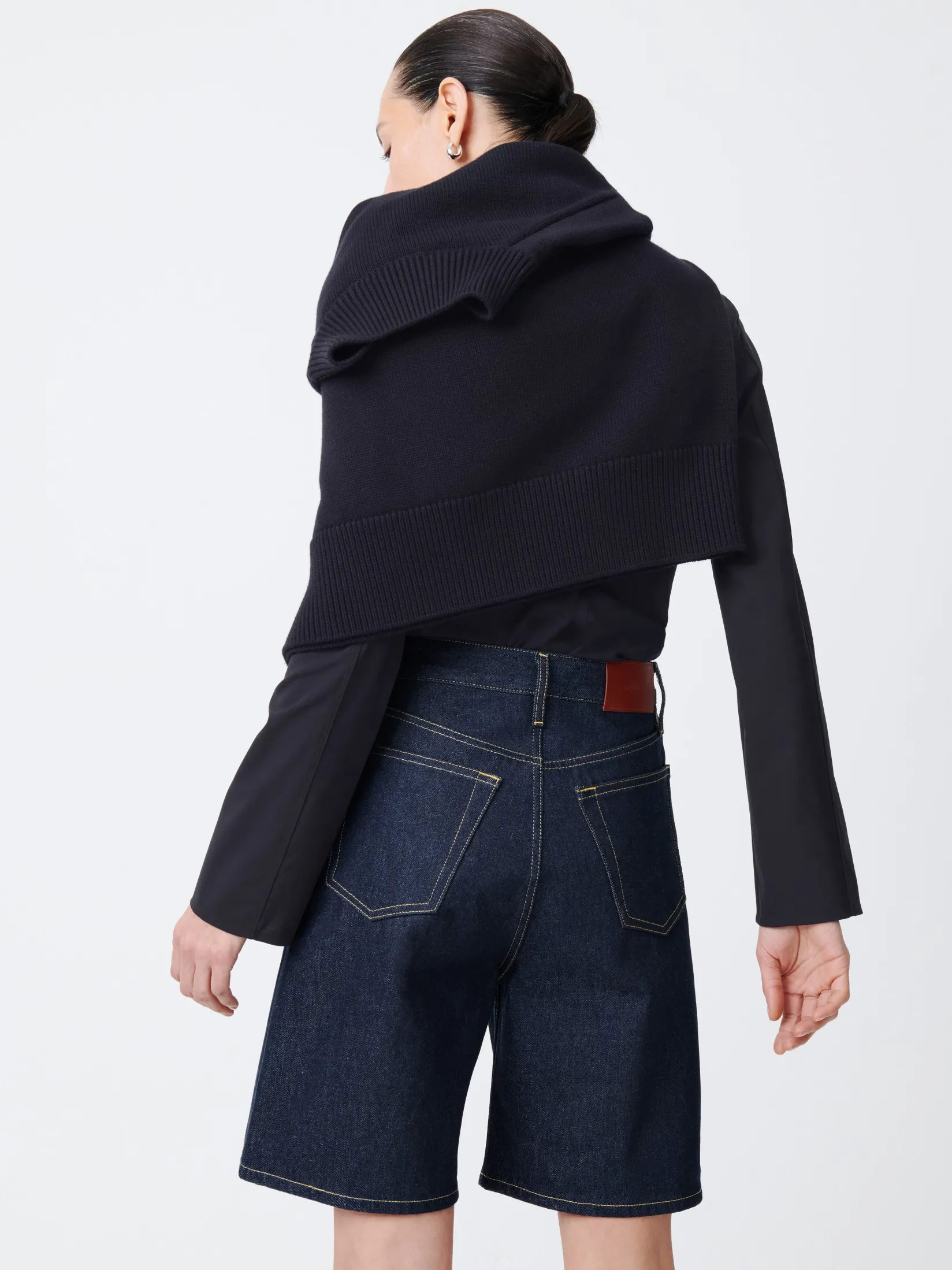 Discount Studio Nicholson Bode Denim Short Raw Indigo