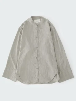Hot Studio Nicholson Bonsho Shirt Pebble / Black Stripe