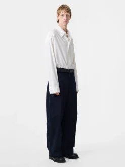 Outlet Studio Nicholson Bosworth Twill Pant Darkest Navy