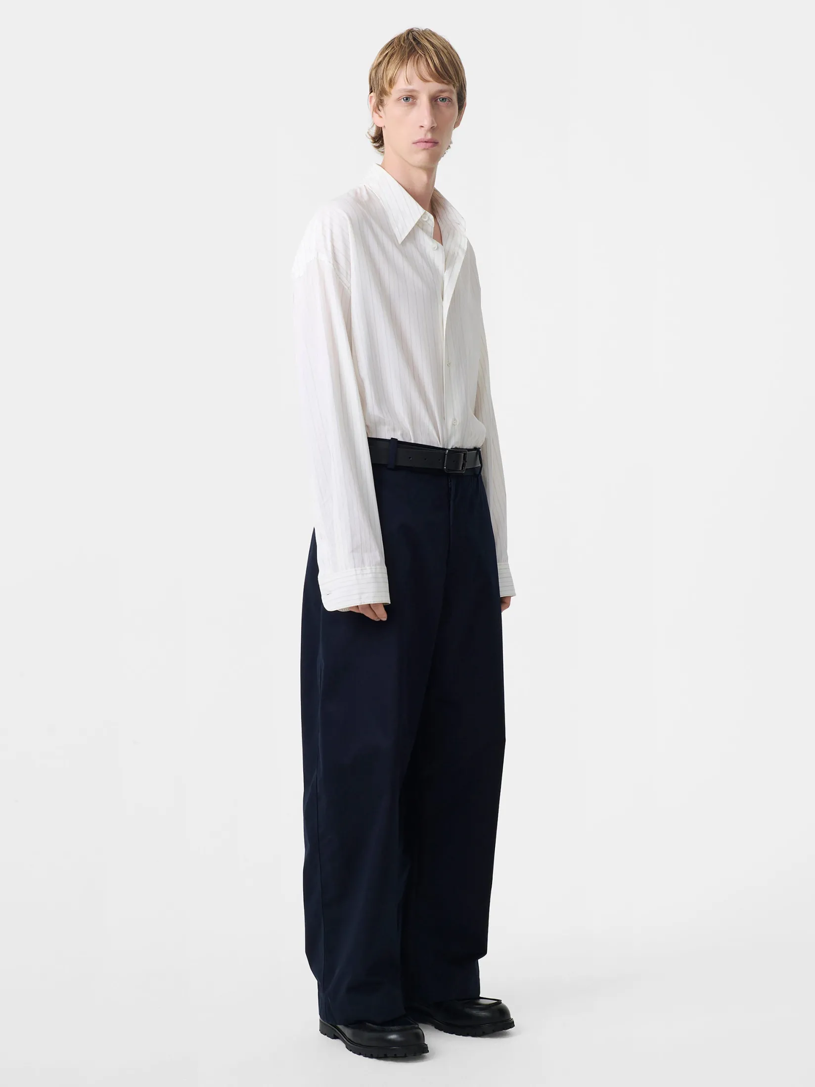 Outlet Studio Nicholson Bosworth Twill Pant Darkest Navy