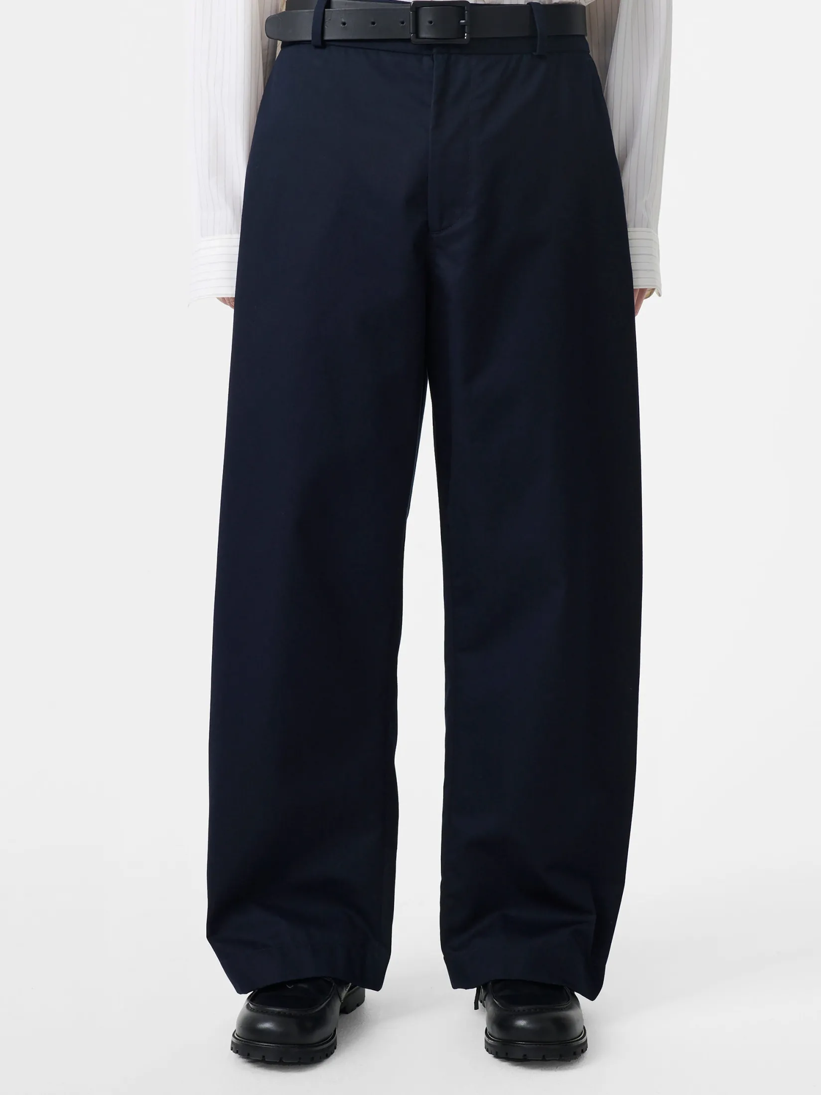 Outlet Studio Nicholson Bosworth Twill Pant Darkest Navy