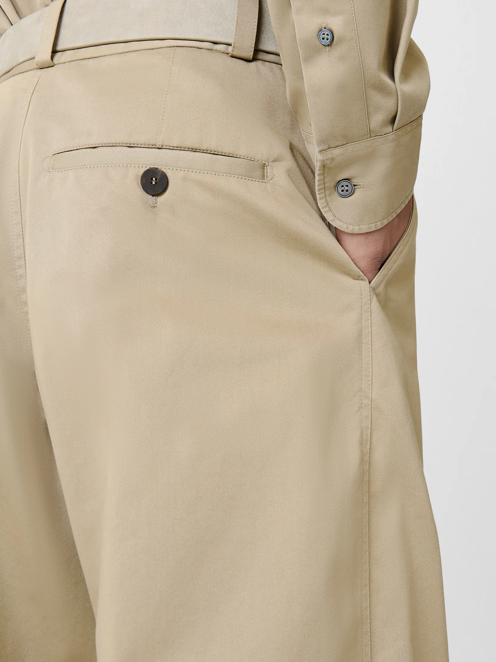 Discount Studio Nicholson Bosworth Twill Pant Parcel