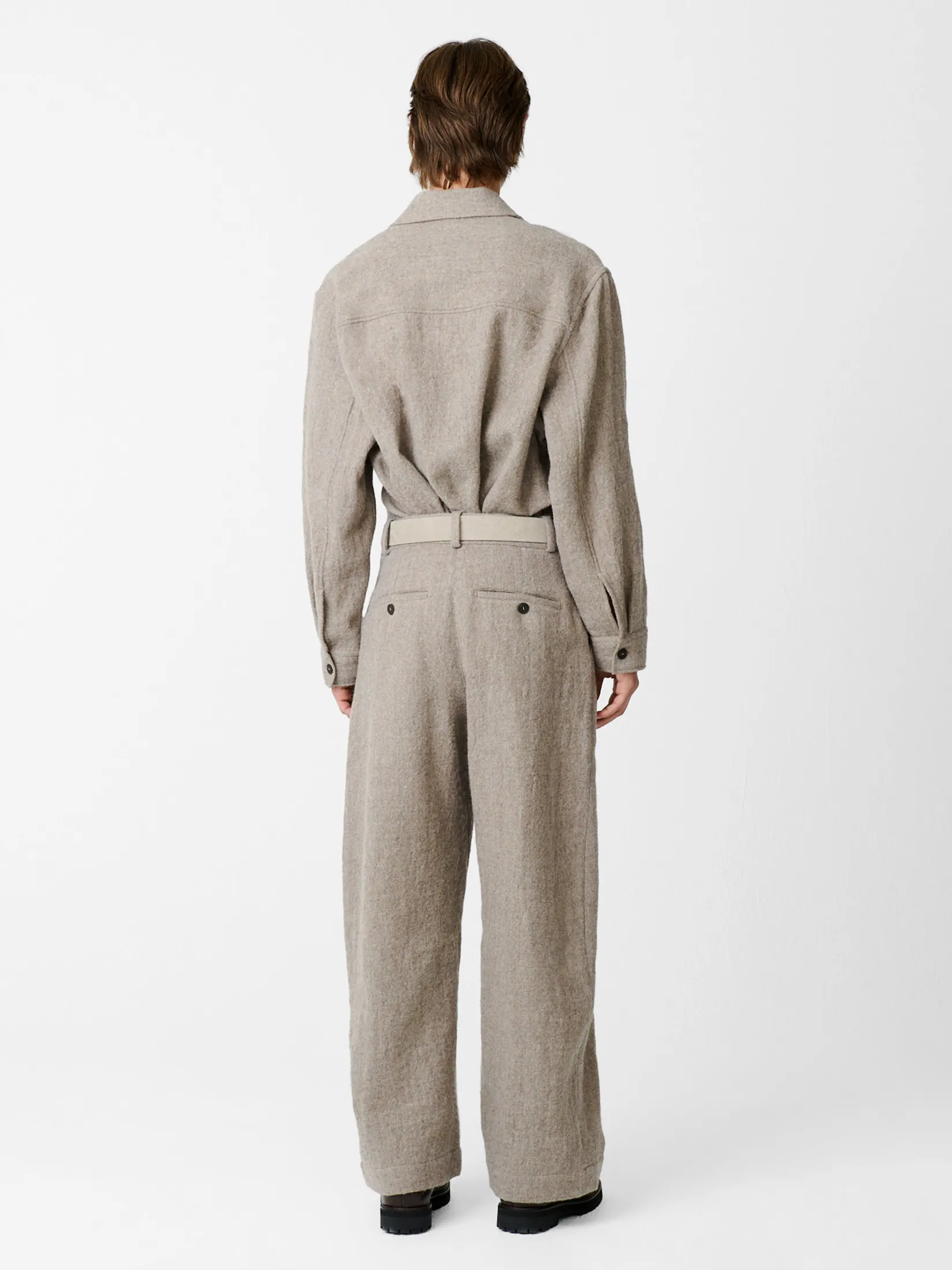 Discount Studio Nicholson Bosworth Wool Pant Feather