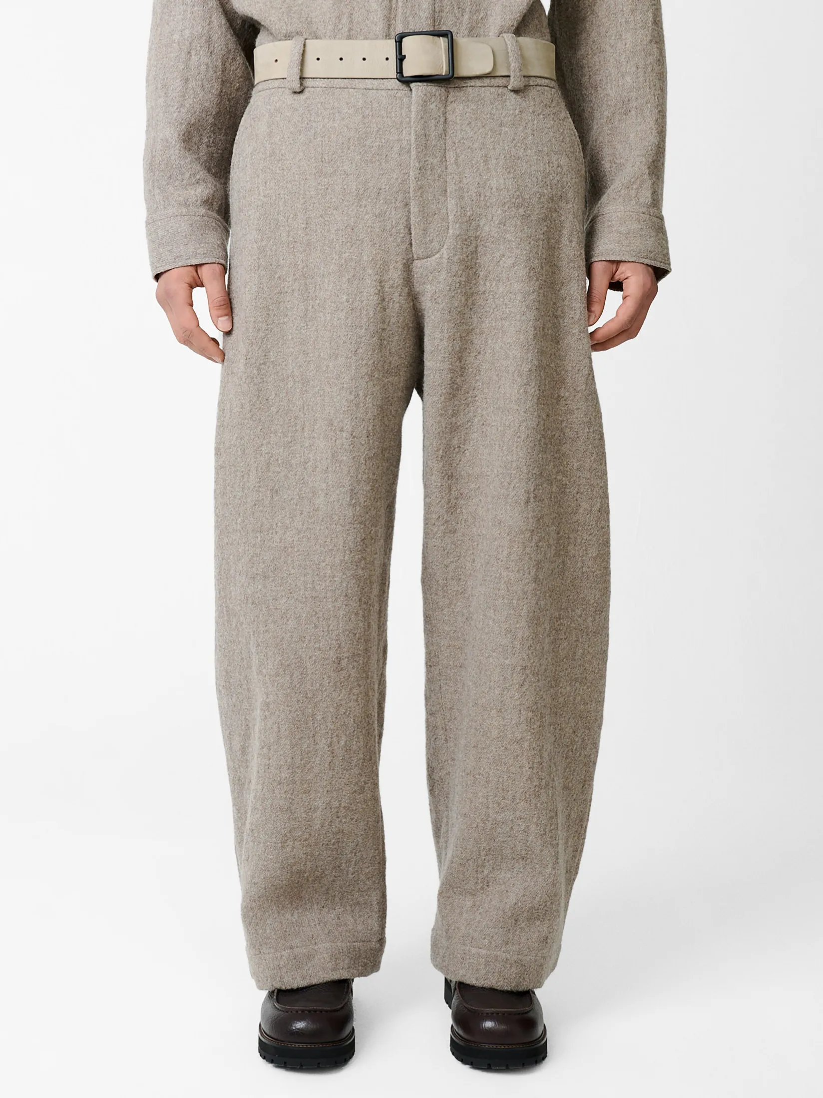 Discount Studio Nicholson Bosworth Wool Pant Feather