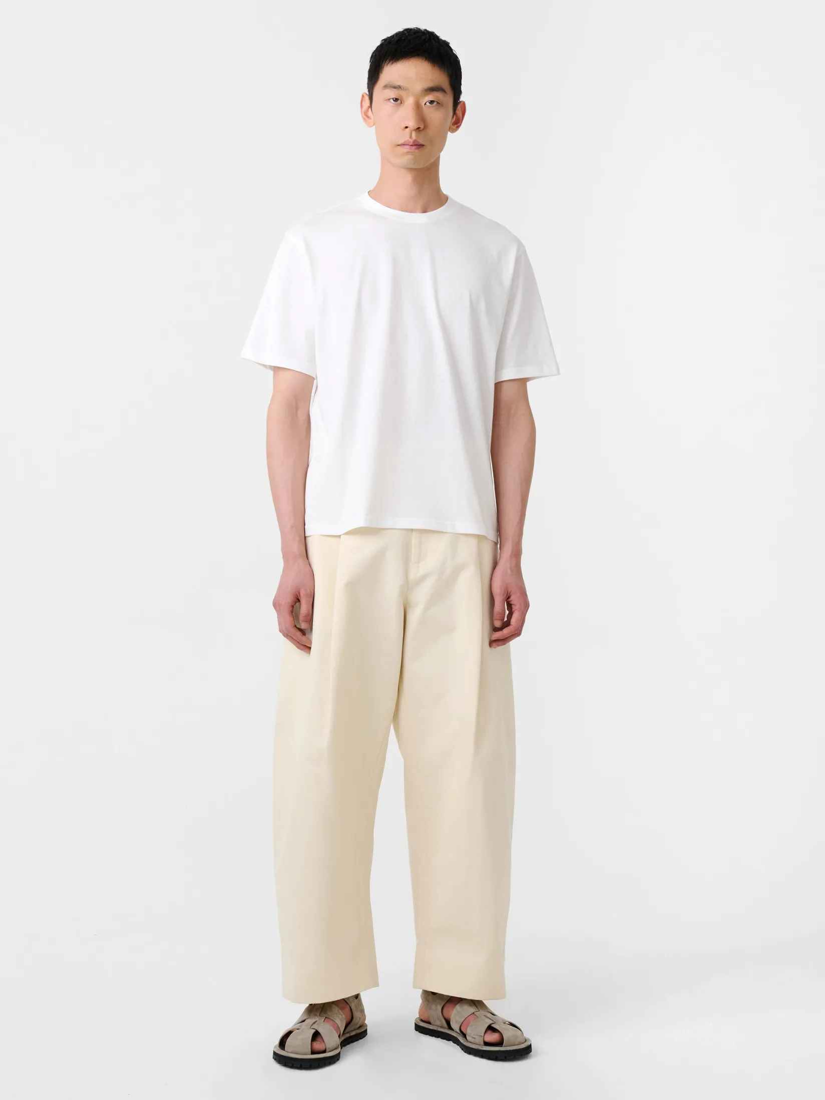 Hot Studio Nicholson Bric T-Shirt Optic White