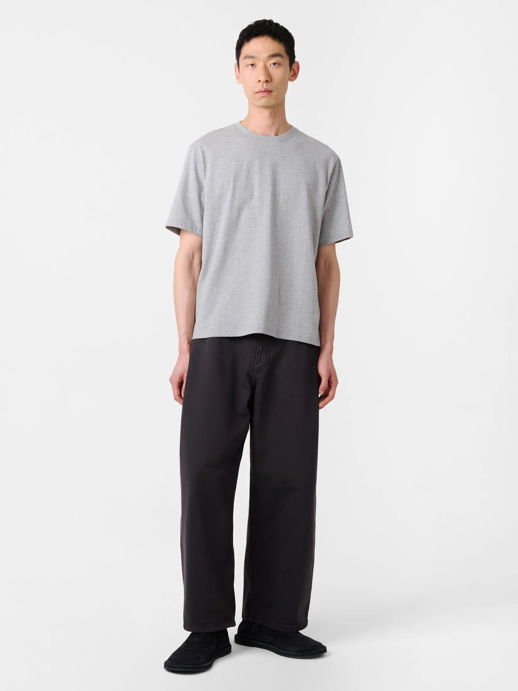 Online Studio Nicholson Bric T-Shirt Grey Marl