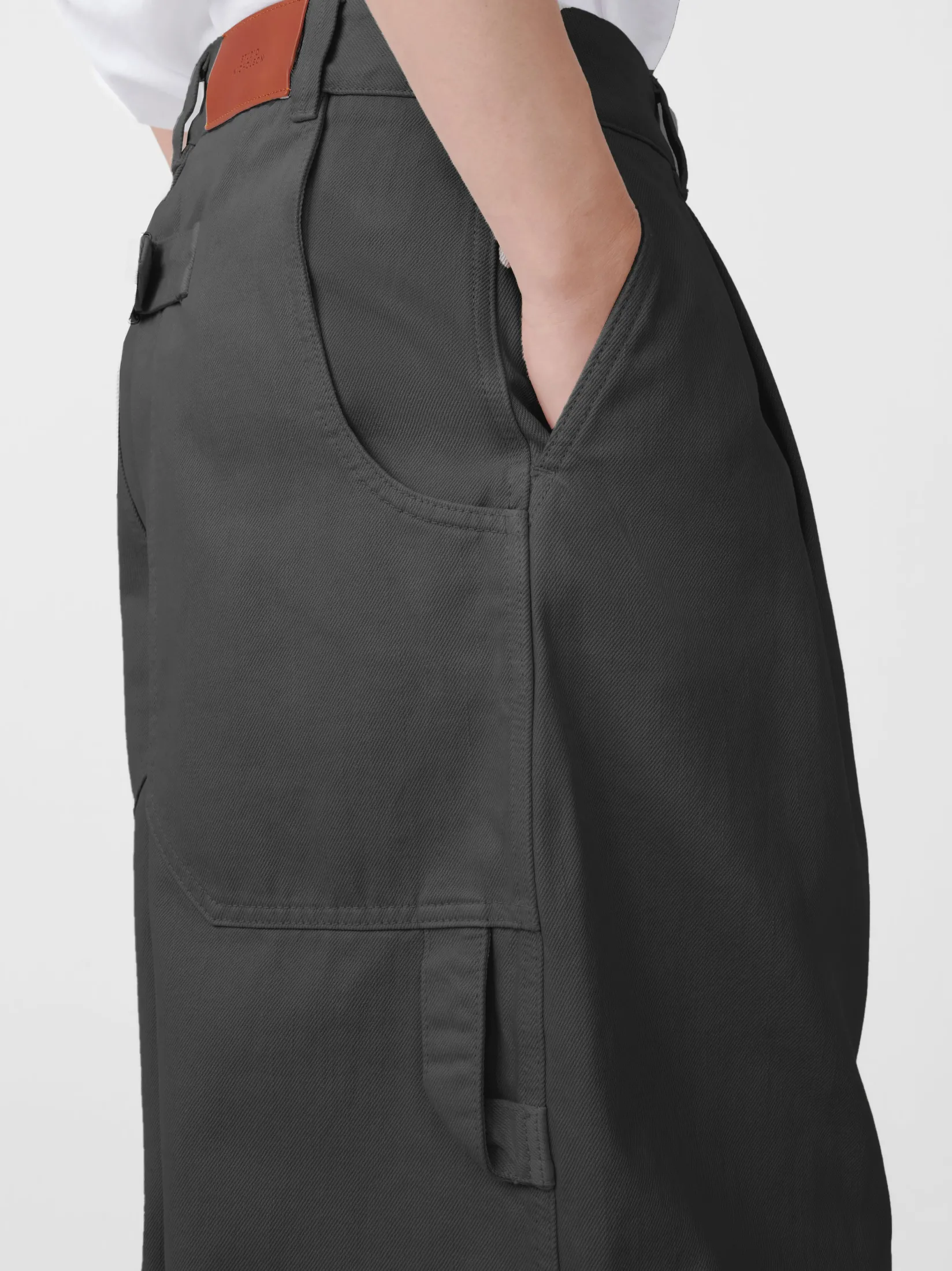 Outlet Studio Nicholson Bridges Denim Pant Tarmac Grey