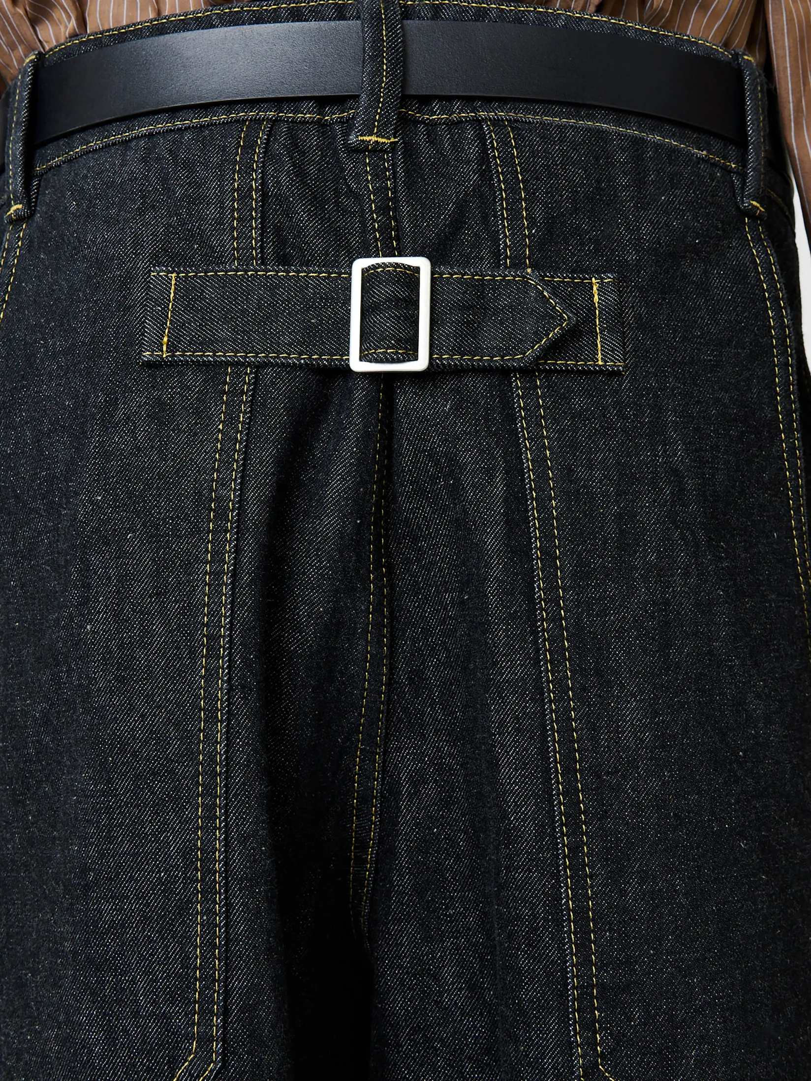 Sale Studio Nicholson Bridges Italian Denim Pant Black