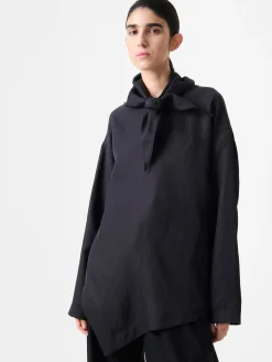 Sale Studio Nicholson Bute Linen Top Darkest Navy