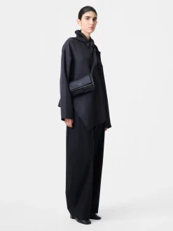 Sale Studio Nicholson Bute Linen Top Darkest Navy