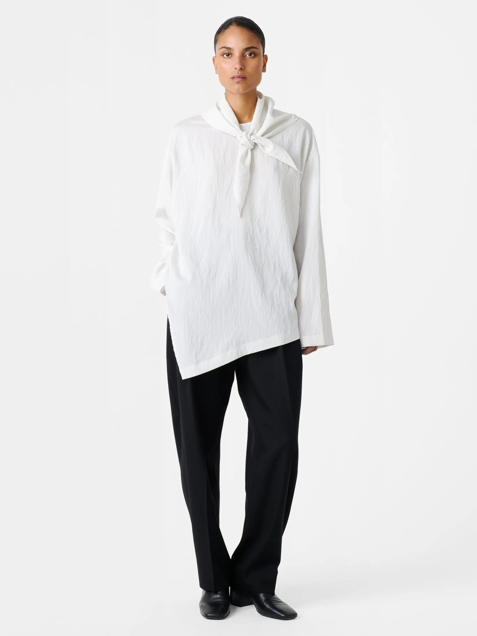 Outlet Studio Nicholson Bute Stripe Top Black / White Stripe
