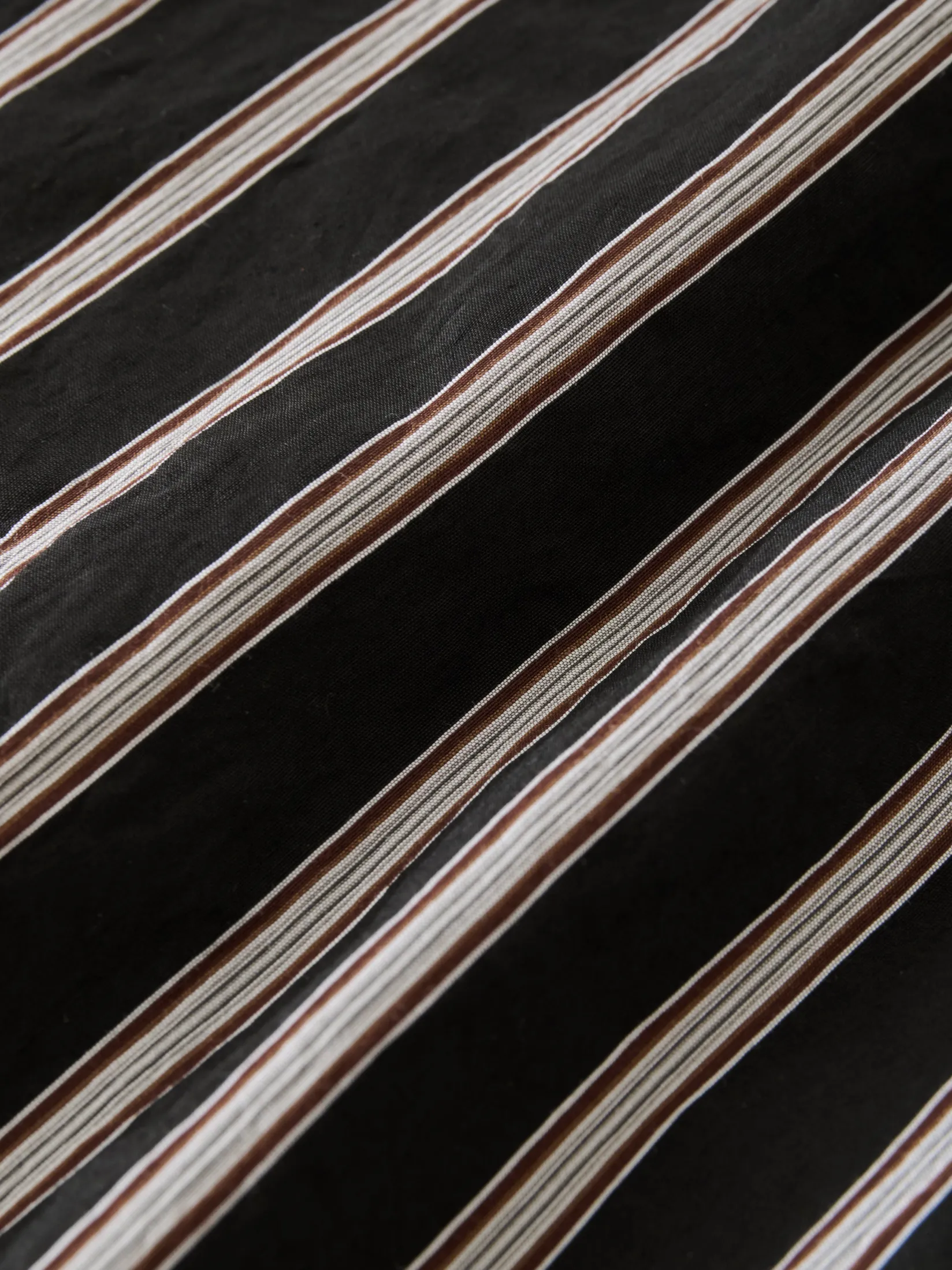 Fashion Studio Nicholson Bute Stripe Top Darkest Navy Stripe