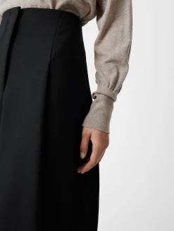 Clearance Studio Nicholson Carson Viscose Skirt Black