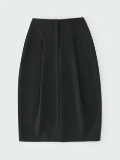 Clearance Studio Nicholson Carson Viscose Skirt Black