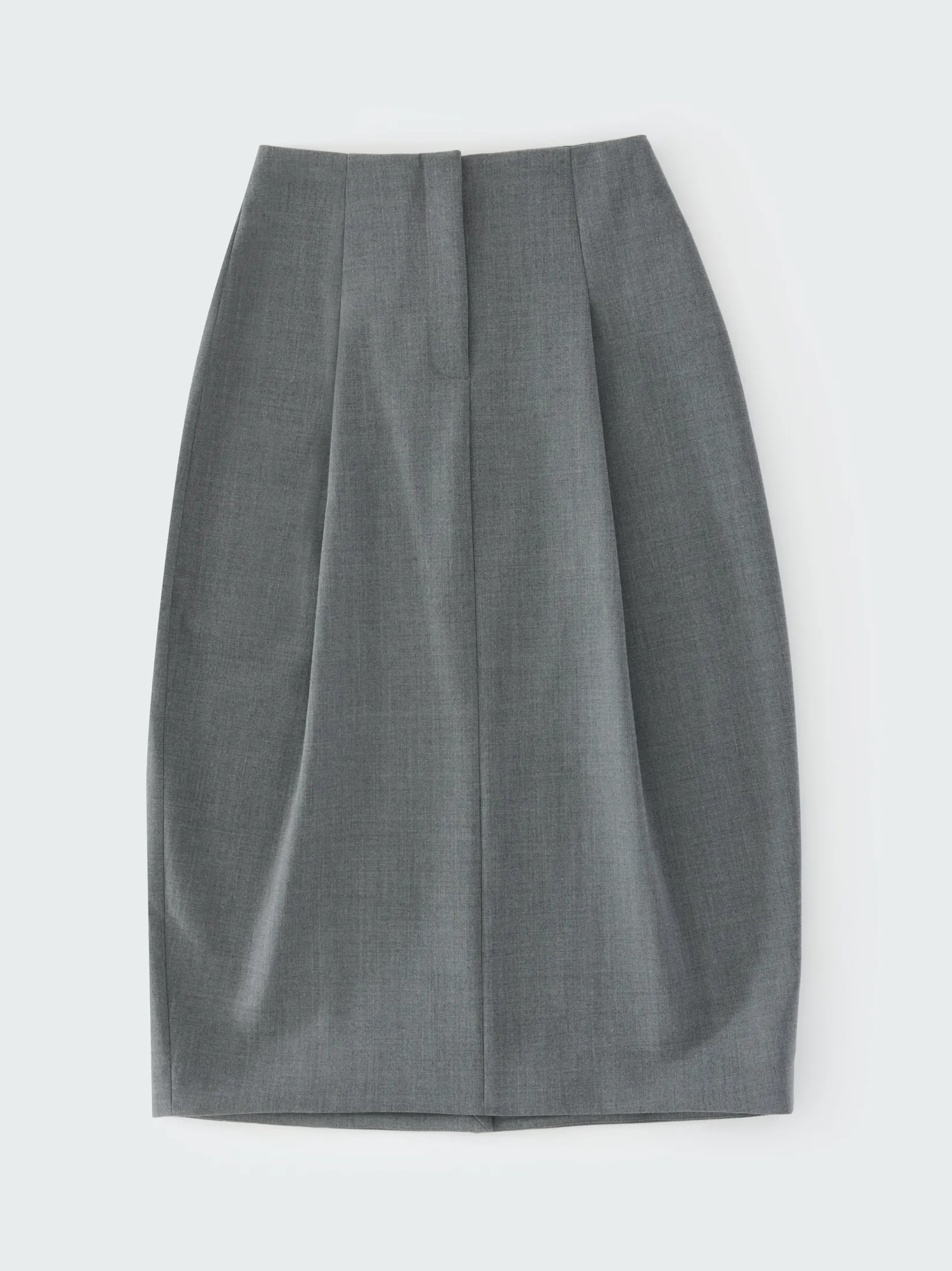 Outlet Studio Nicholson Carson Viscose Skirt Grey Marl