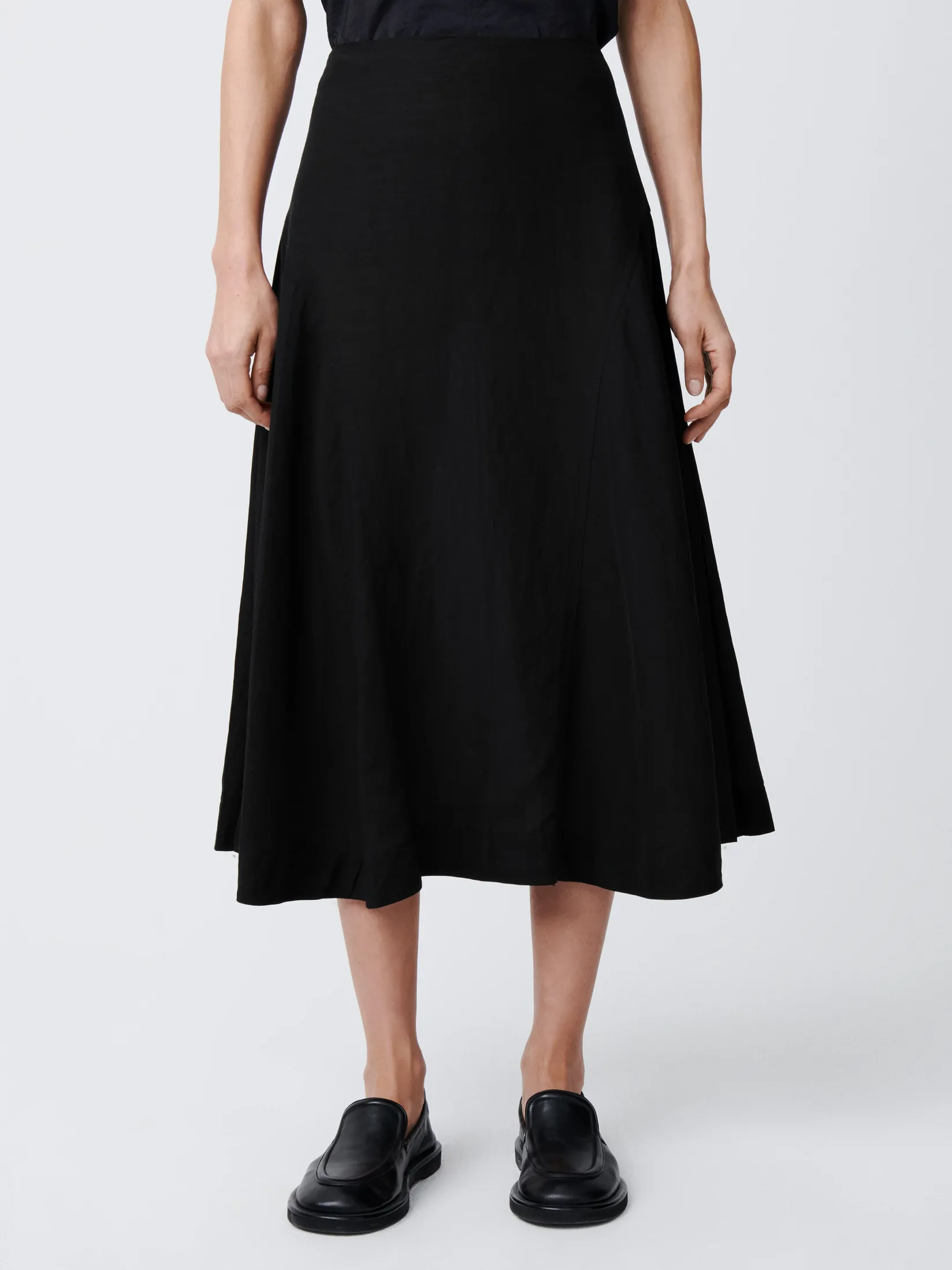 New Studio Nicholson Centro Skirt Black