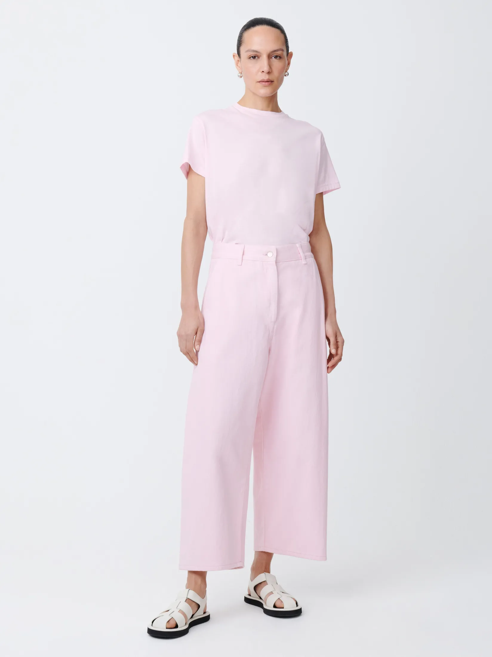 Outlet Studio Nicholson Chalco Denim Pant Miami Pink