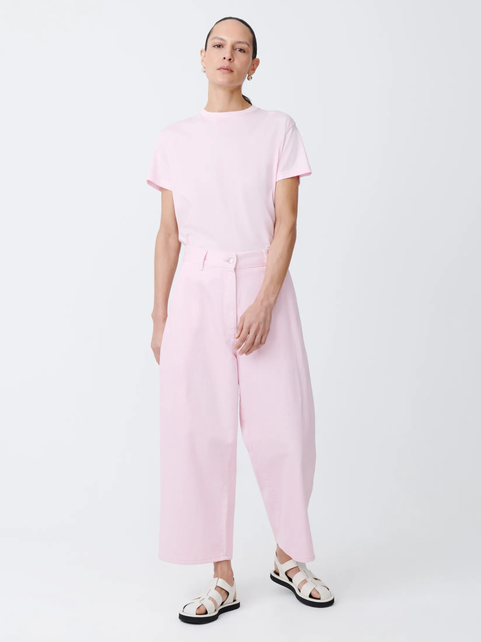 Outlet Studio Nicholson Chalco Denim Pant Miami Pink