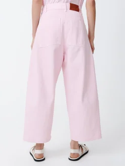 Outlet Studio Nicholson Chalco Denim Pant Miami Pink