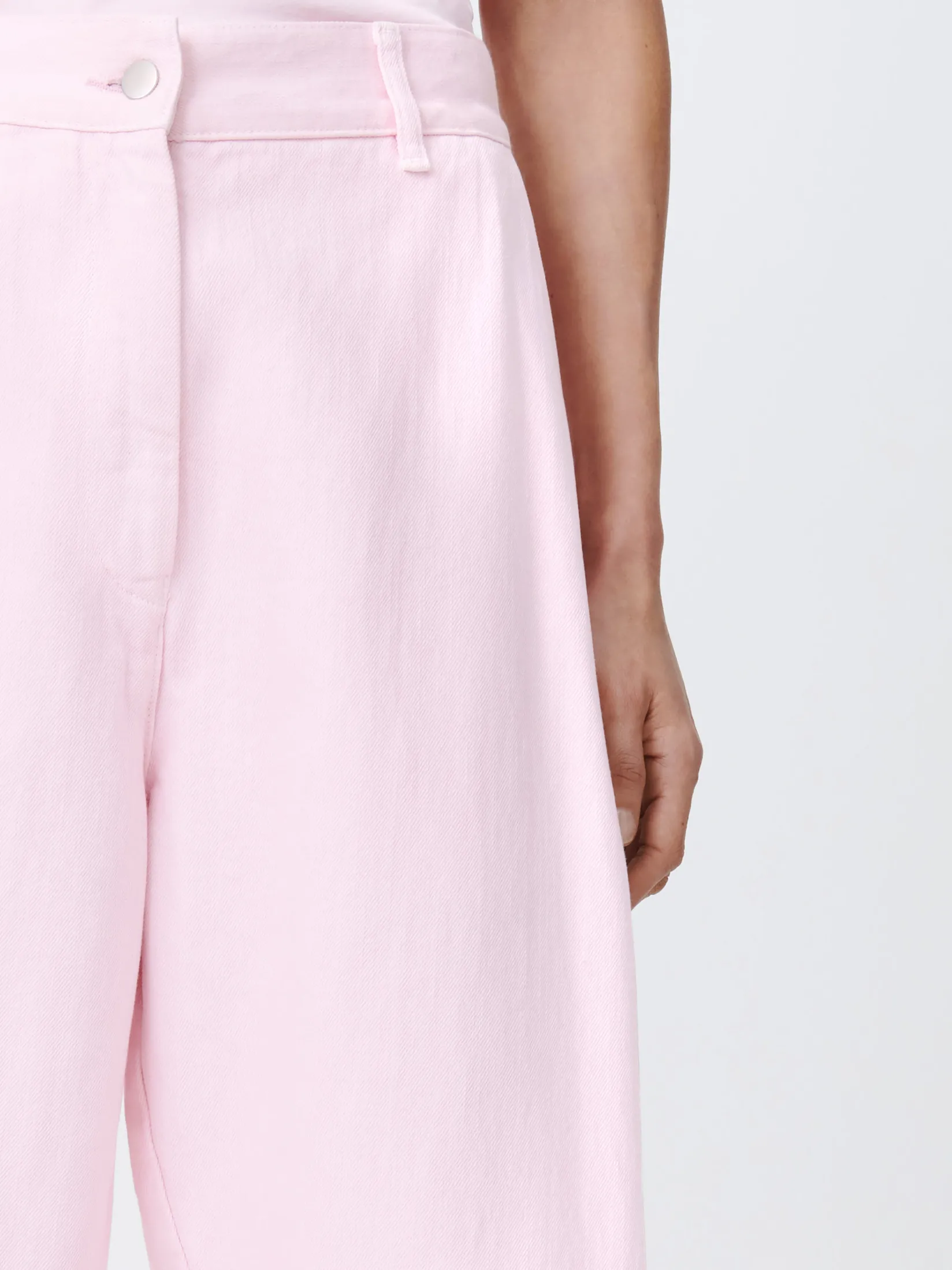 Outlet Studio Nicholson Chalco Denim Pant Miami Pink