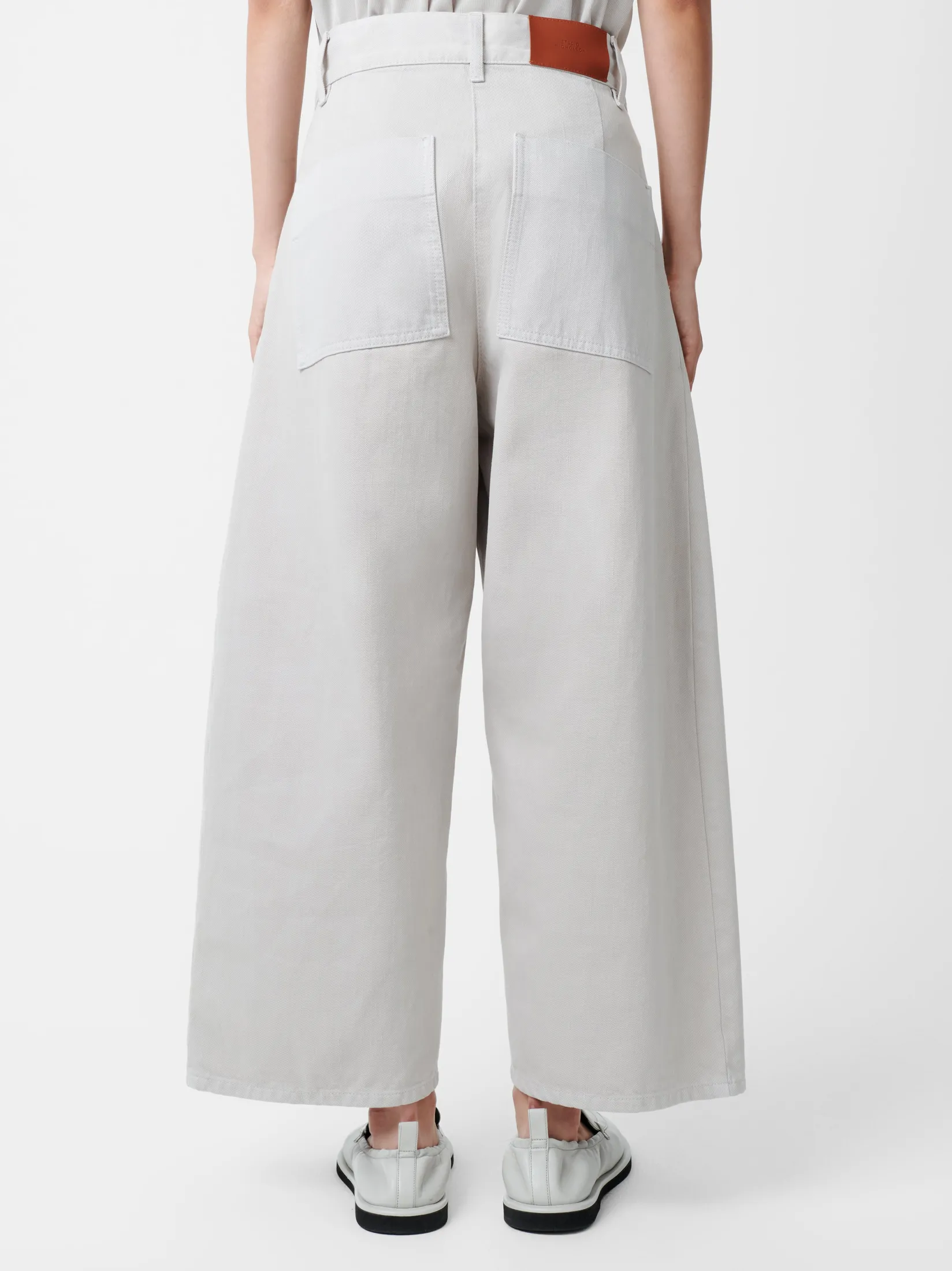 Outlet Studio Nicholson Chalco Denim Pant Bone Grey