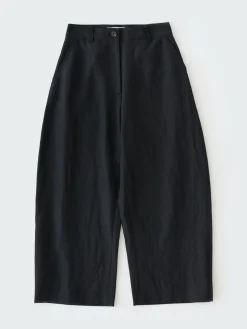 Outlet Studio Nicholson Chalco Linen Blend Pant Darkest Navy