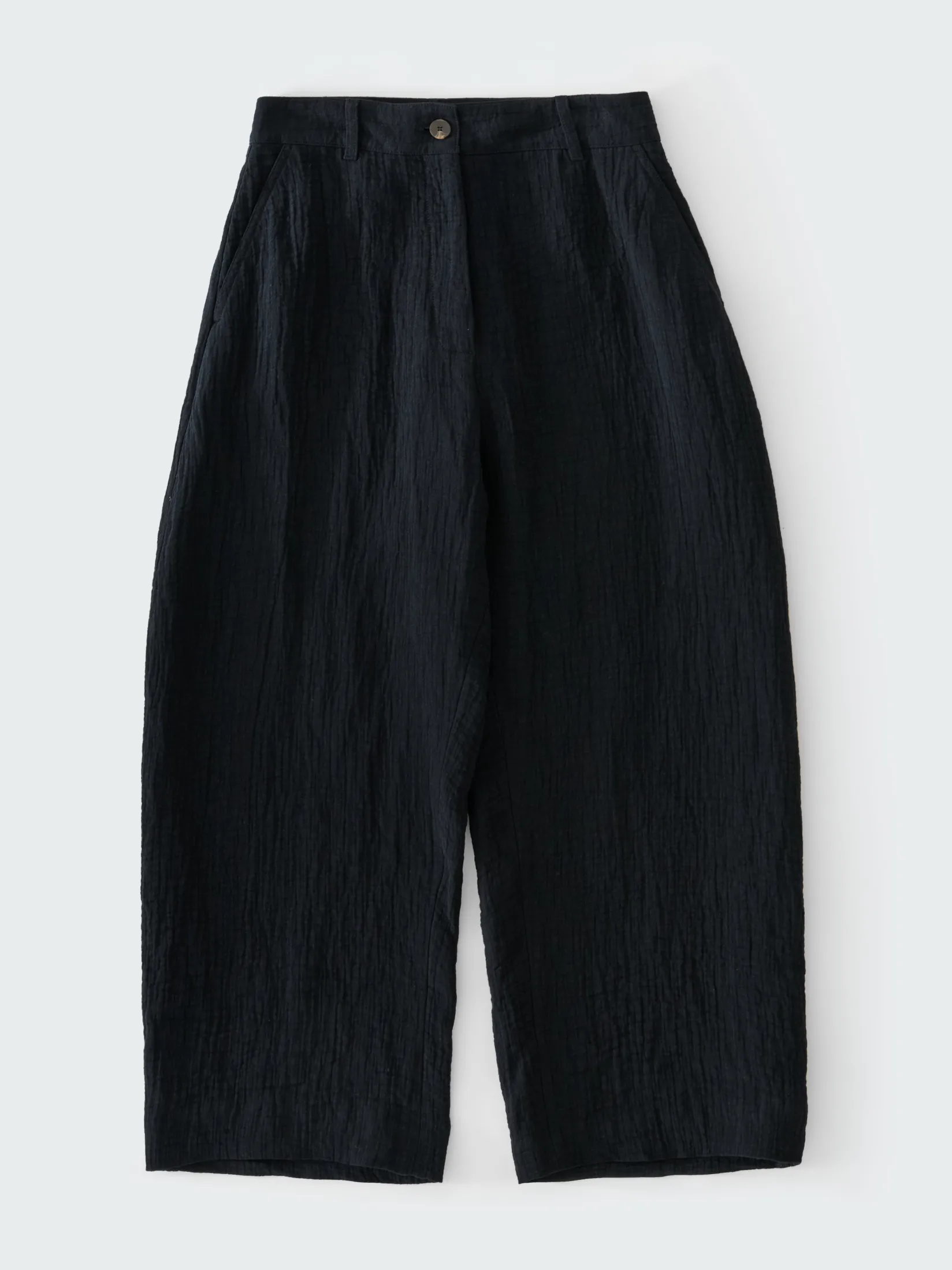 Hot Studio Nicholson Chalco Linen Pant Darkest Navy