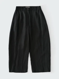 Sale Studio Nicholson Chalco Linen Pant Black
