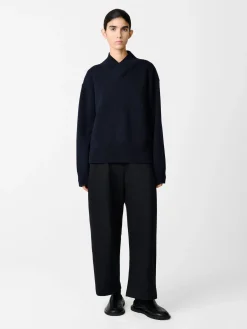 Clearance Studio Nicholson Chalco Twill Pant Darkest Navy