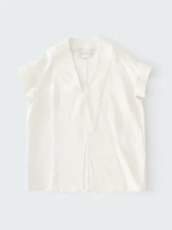 Clearance Studio Nicholson Circe Linen Top Parchment